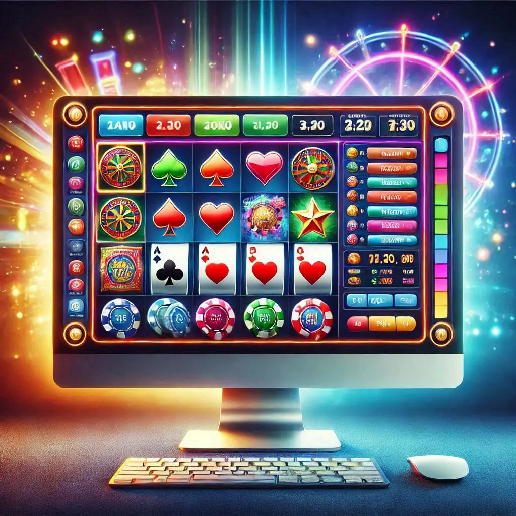 casino op de monitor WIN UNIQUE CASINO